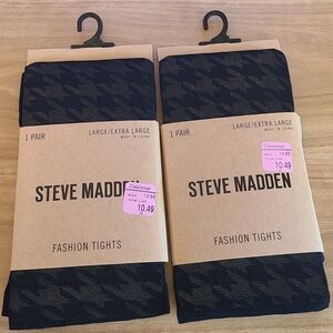 Two New Steve Madden Tights L/XL